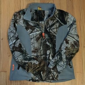 Camo Fleece quarter zip